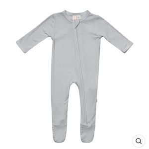 Kyte Zippered Footie in Storm